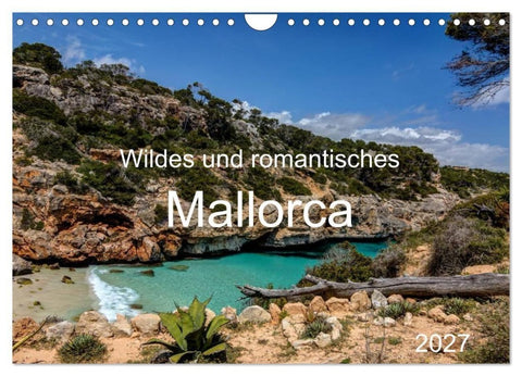 Wildes und romantisches Mallorca (Wandkalender 2027 DIN A4 quer), CALVENDO Monatskalender