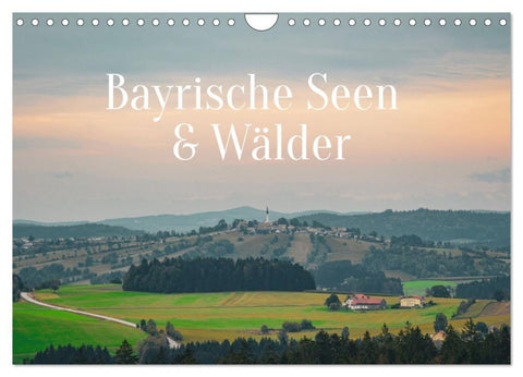 Bayrische Seen und Wälder (Wandkalender 2027 DIN A4 quer), CALVENDO Monatskalender
