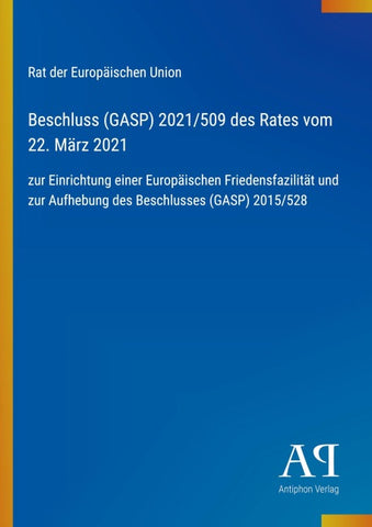 Beschluss (GASP) 2021/509 des Rates vom 22. März 2021
