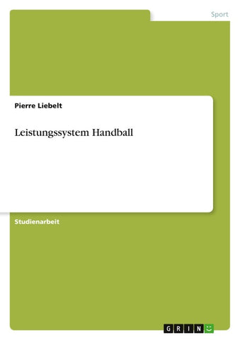 Leistungssystem Handball