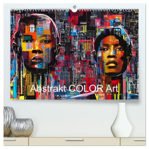 Abstrakt color Art (hochwertiger Premium Wandkalender 2027 DIN A2 quer), Kunstdruck in Hochglanz