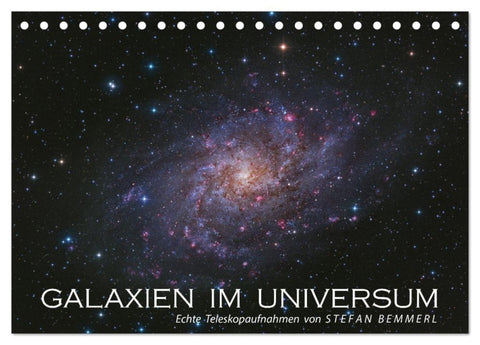 Galaxien im Universum (Tischkalender 2027 DIN A5 quer), CALVENDO Monatskalender