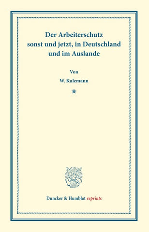 Der Arbeiterschutz