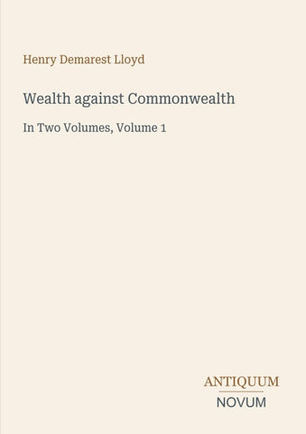 Wealth against Commonwealth