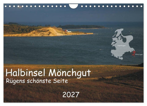 Halbinsel Mönchgut - Rügens schönste Seite (Wandkalender 2027 DIN A4 quer), CALVENDO Monatskalender