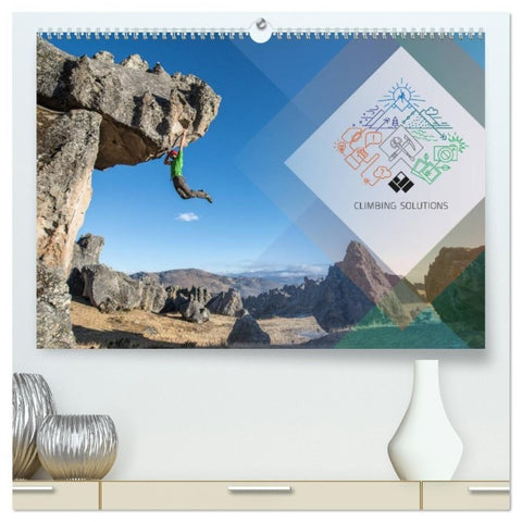 Climbing Solutions - Bergsport weltweit (hochwertiger Premium Wandkalender 2027 DIN A2 quer), Kunstdruck in Hochglanz