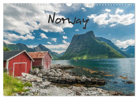 Norway / UK-Version (Wall Calendar 2026 DIN A3 landscape), CALVENDO 12 Month Wall Calendar