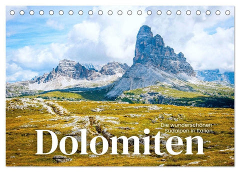 Dolomiten - Die wunderschönen Südalpen in Italien. (Tischkalender 2027 DIN A5 quer), CALVENDO Monatskalender