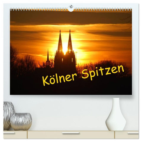 Kölner Spitzen (hochwertiger Premium Wandkalender 2026 DIN A2 quer), Kunstdruck in Hochglanz