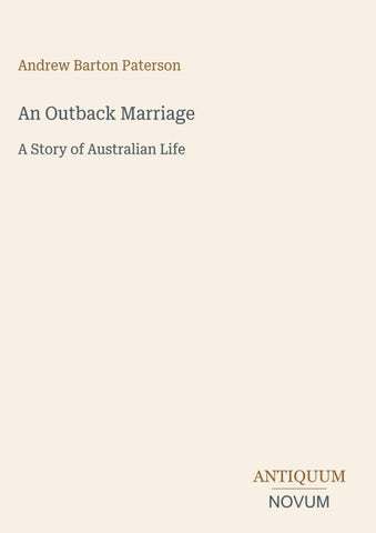 An Outback Marriage
