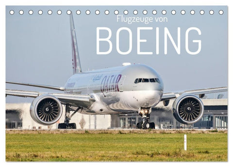 Flugzeuge von Boeing (Tischkalender 2027 DIN A5 quer), CALVENDO Monatskalender