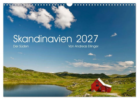 Skandinavien - Der Süden (Wandkalender 2027 DIN A3 quer), CALVENDO Monatskalender
