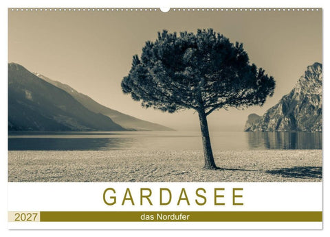 GARDASEE - das Nordufer (Wandkalender 2027 DIN A2 quer), CALVENDO Monatskalender