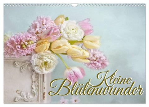 Kleine Blütenwunder (Wandkalender 2027 DIN A3 quer), CALVENDO Monatskalender