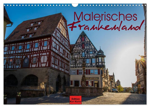 Malerisches Frankenland (Wandkalender 2026 DIN A3 quer), CALVENDO Monatskalender
