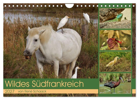Wildes Südfrankreich (Wandkalender 2027 DIN A4 quer), CALVENDO Monatskalender