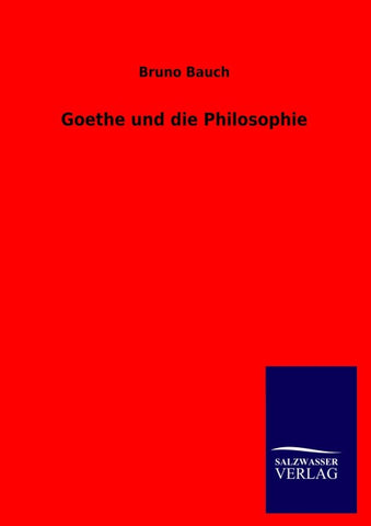 Goethe und die Philosophie