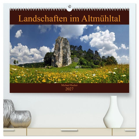 Landschaften im Altmühltal (hochwertiger Premium Wandkalender 2027 DIN A2 quer), Kunstdruck in Hochglanz