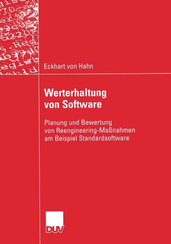 Werterhaltung von Software