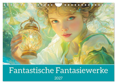 Fantastische Fantasiewerke (Wandkalender 2027 DIN A4 quer), CALVENDO Monatskalender