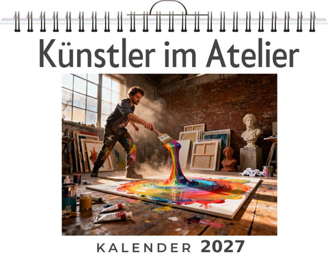 Künstler im Atelier