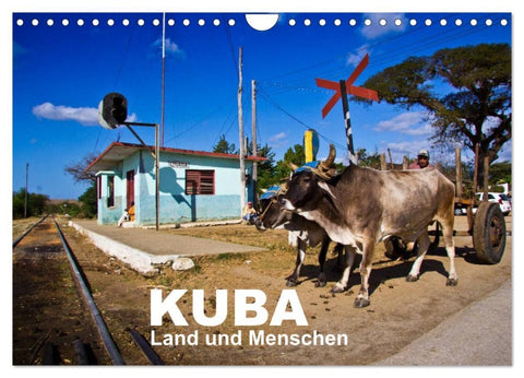 KUBA - Land und Menschen (Wandkalender 2026 DIN A4 quer), CALVENDO Monatskalender