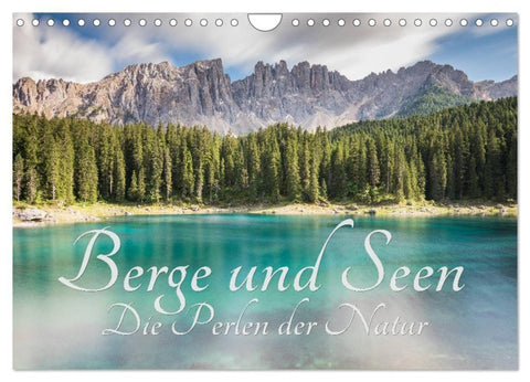 Berge und Seen - Die Perlen der Natur (Wandkalender 2027 DIN A4 quer), CALVENDO Monatskalender