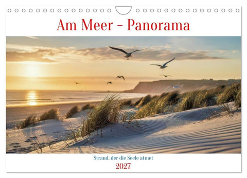 Am Meer - Panorama (Wandkalender 2027 DIN A4 quer), CALVENDO Monatskalender