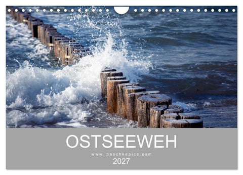 Ostseeweh (Wandkalender 2027 DIN A4 quer), CALVENDO Monatskalender