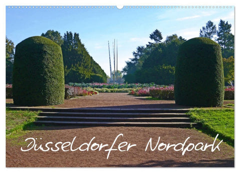 Düsseldorfer Nordpark (Wandkalender 2026 DIN A2 quer), CALVENDO Monatskalender