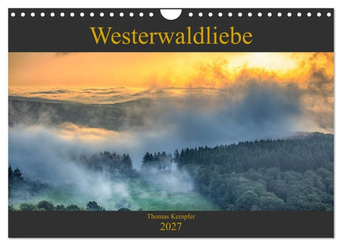 Westerwaldliebe (Wandkalender 2027 DIN A4 quer), CALVENDO Monatskalender