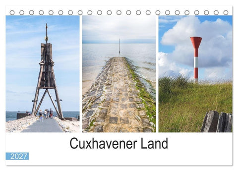 Cuxhavener Land (Tischkalender 2027 DIN A5 quer), CALVENDO Monatskalender