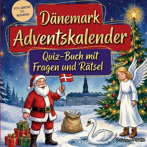 Dänemark-Adventskalender: Quiz-Buch mit Fragen und Rätsel