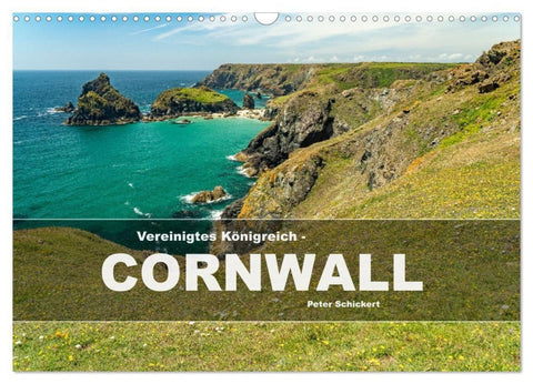 Vereinigtes Königreich - Cornwall (Wandkalender 2027 DIN A3 quer), CALVENDO Monatskalender