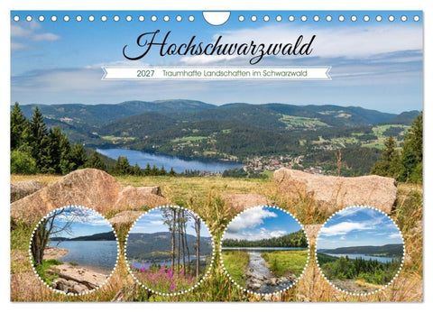 Hochschwarzwald - Traumhafte Landschaften im Schwarzwald (Wandkalender 2027 DIN A4 quer), CALVENDO Monatskalender