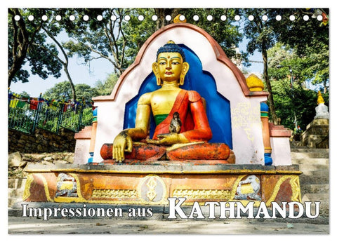 Impressionen aus Kathmandu (Tischkalender 2026 DIN A5 quer), CALVENDO Monatskalender