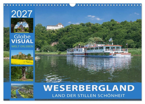WESERBERGLAND - Land der stillen Schönheit (Wandkalender 2027 DIN A3 quer), CALVENDO Monatskalender