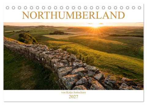 NORTHUMBERLAND 2027 (Tischkalender 2027 DIN A5 quer), CALVENDO Monatskalender