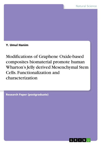 Modifications of Graphene Oxide-based composites biomaterial promote human Wharton's Jelly derived Mesenchymal Stem Cells. Functionalization and characterization