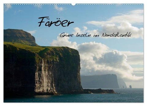 Färöer (Wandkalender 2027 DIN A2 quer), CALVENDO Monatskalender