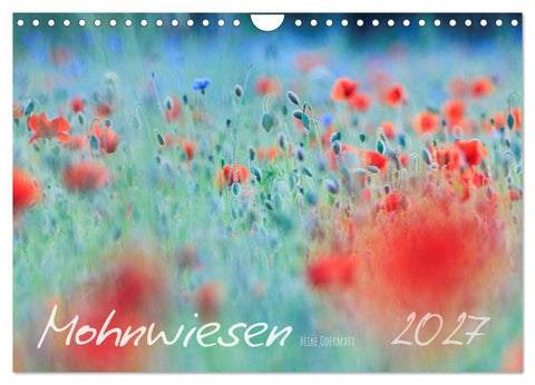 Mohnwiesen (Wandkalender 2027 DIN A4 quer), CALVENDO Monatskalender