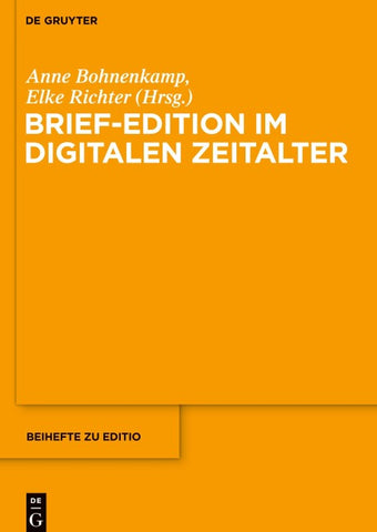 Brief-Edition im digitalen Zeitalter
