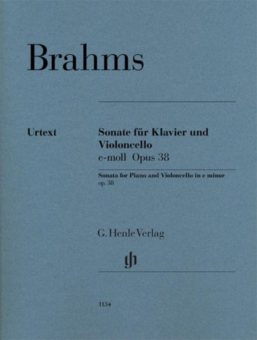 Johannes Brahms - Violoncellosonate e-moll op. 38