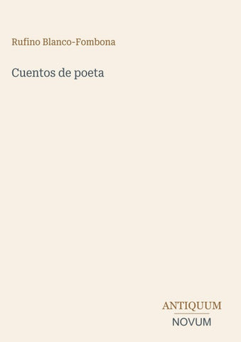 Cuentos de poeta