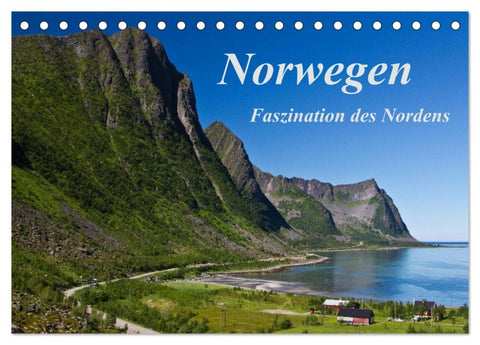 Norwegen - Faszination des Nordens (Tischkalender 2026 DIN A5 quer), CALVENDO Monatskalender