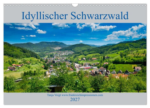 Idyllischer Schwarzwald (Wandkalender 2027 DIN A3 quer), CALVENDO Monatskalender