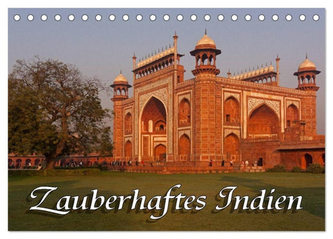 Zauberhaftes Indien (Tischkalender 2027 DIN A5 quer), CALVENDO Monatskalender