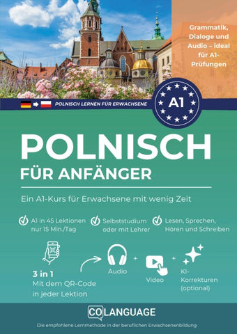 Polnisch lernen für Anfänger - Ein A1-Kurs für Erwachsene mit wenig Zeit