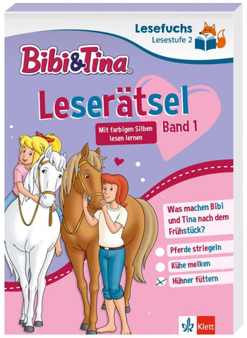 Lesefuchs Bibi & Tina: Leserätsel Lesestufe 1, Band 1