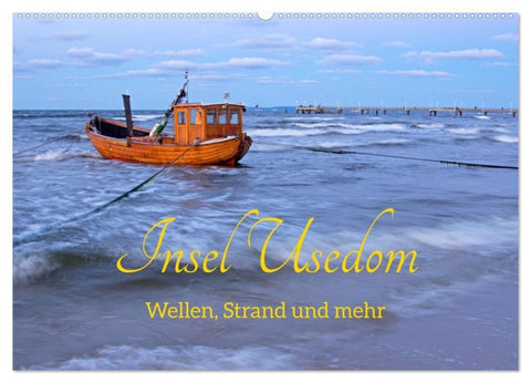 Insel Usedom - Wellen, Strand und mehr (Wandkalender 2027 DIN A2 quer), CALVENDO Monatskalender